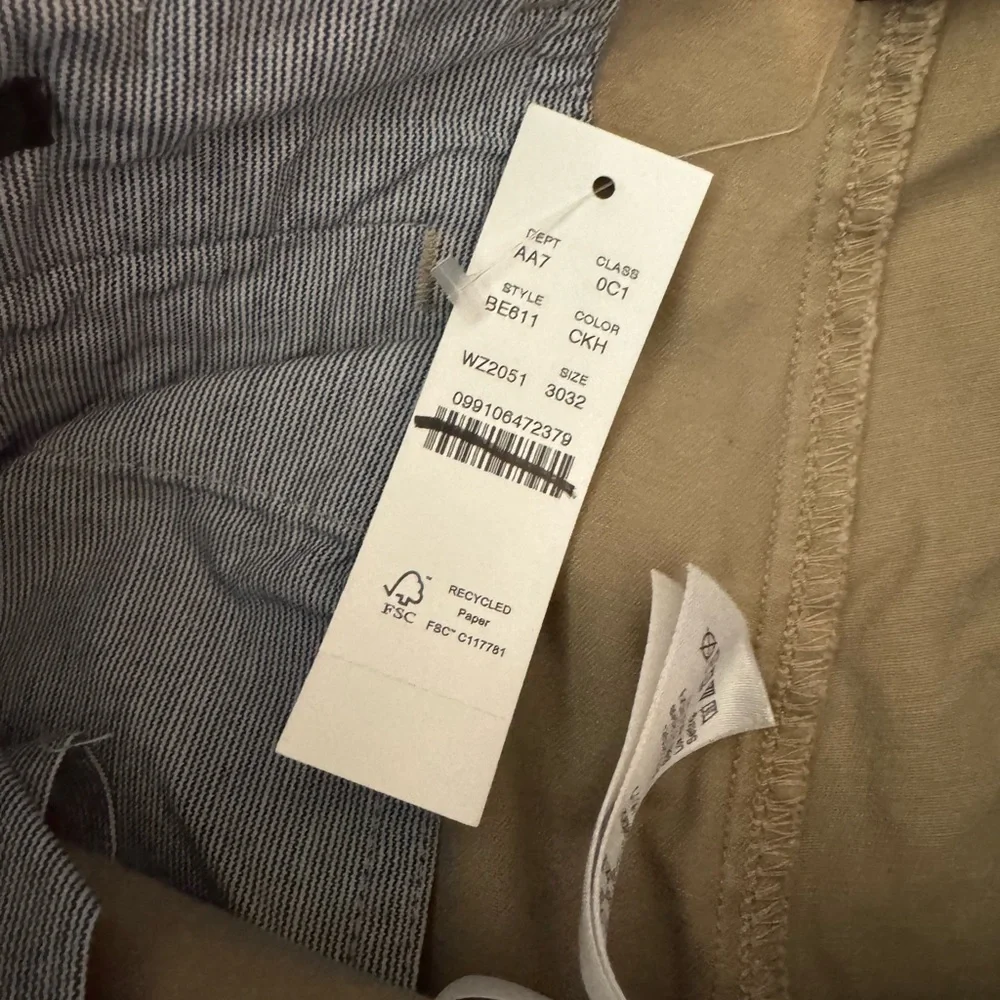 J.Crew 484 Slim-Fit Stretch Chino Pant Khaki 30/32